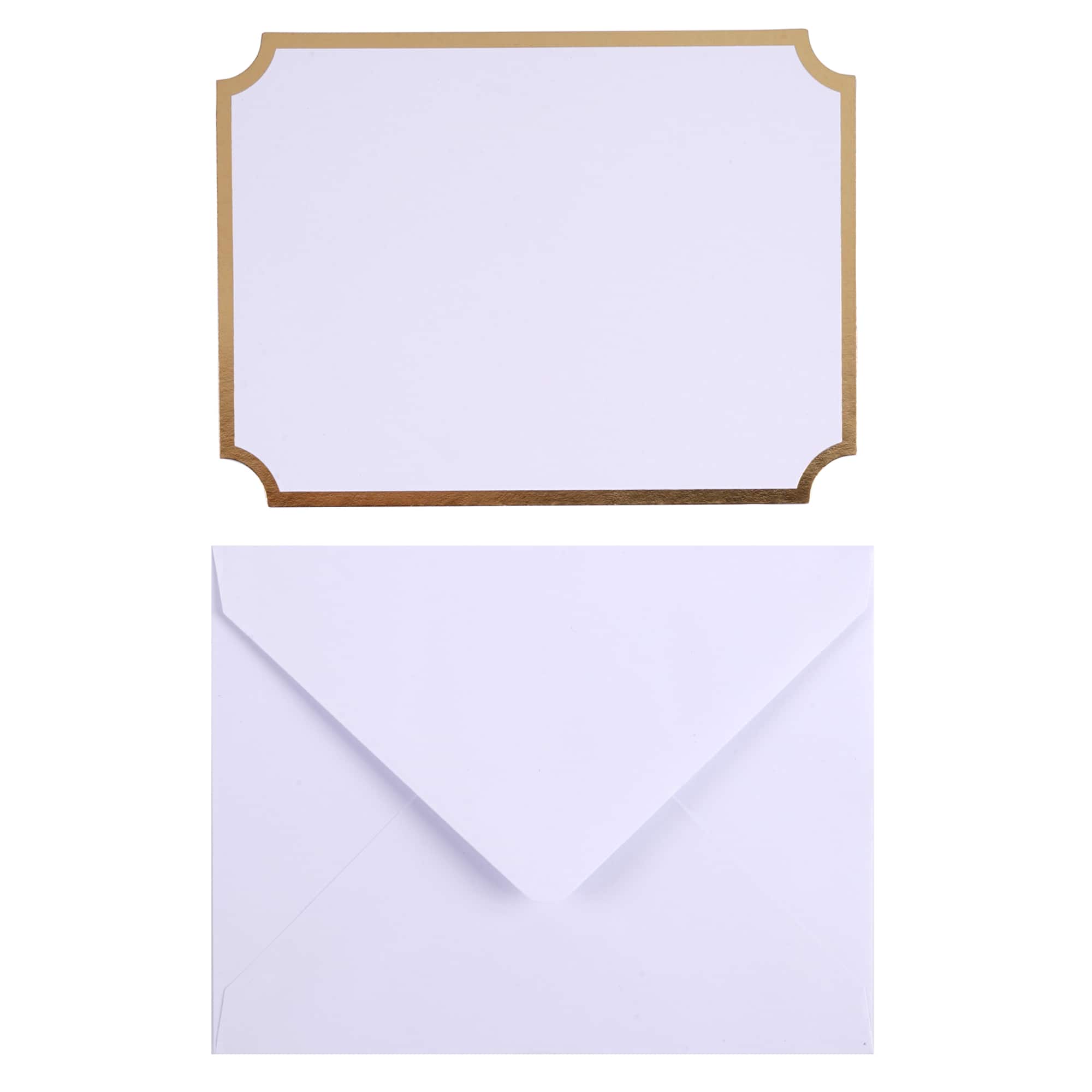 Foil Cards & Envelopes by Recollections™, 4" x 5.5"